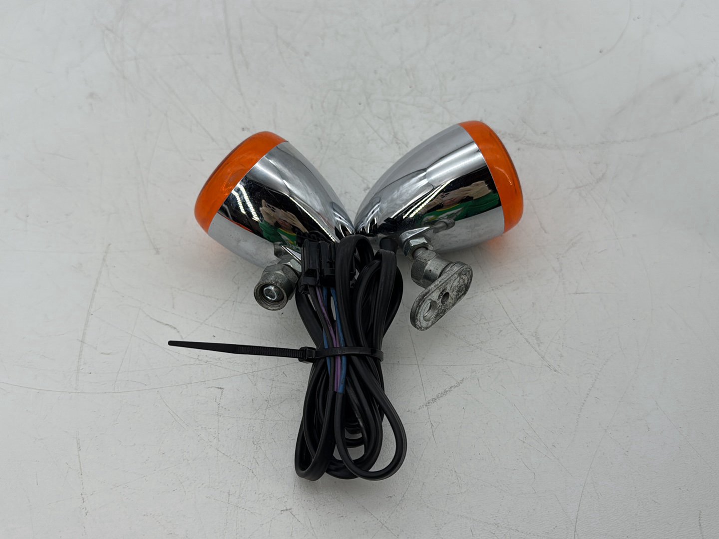 2002 Harley Dyna FXD Super Glide OEM Front Left Right Turn Signal Indicators