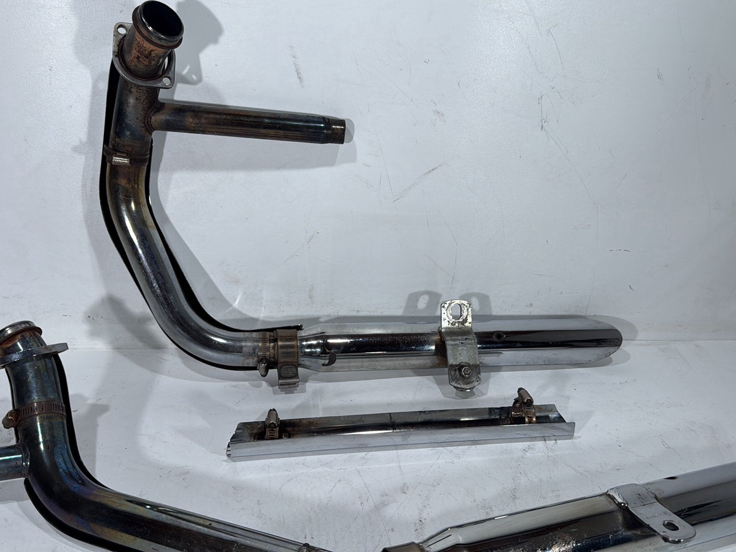 2001 Harley Sportster 88 XLH883 Exhaust Header Muffler Pipes Screamin Eagle SCRATCHED