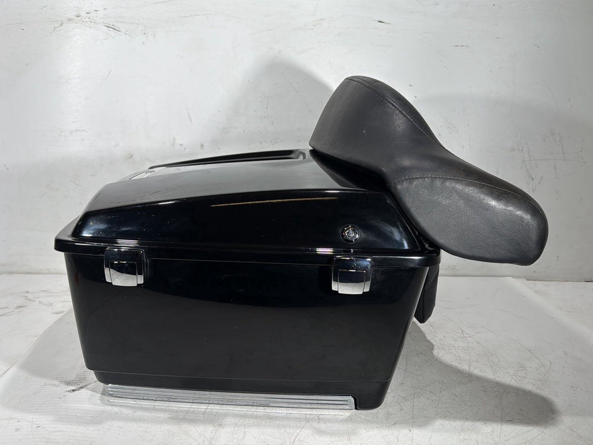2010 Harley Street Glide Touring FLHX OEM Pass Backrest Tour Pak Luggage NOKey