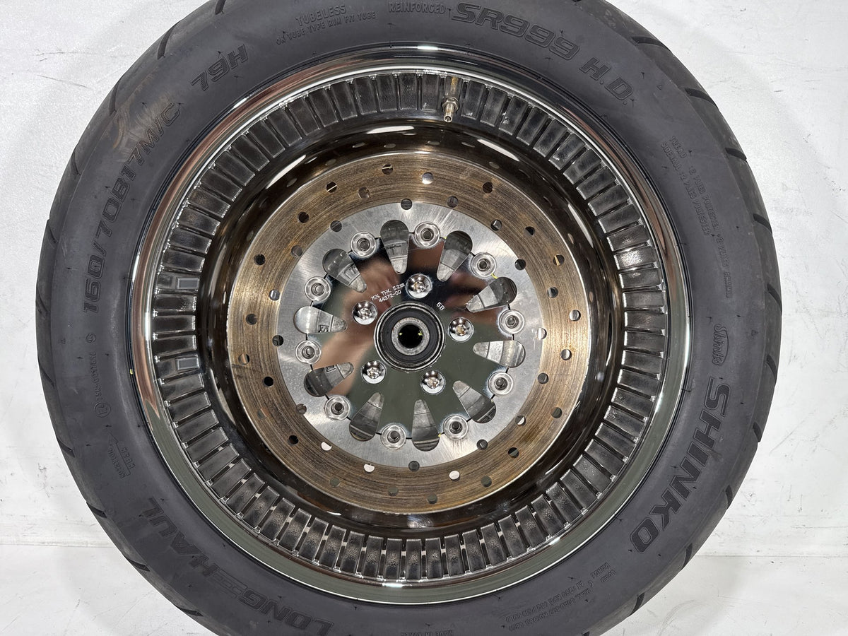 2003 Harley Softail Deuce FXSTDI OEM Rear Wheel Rim Tire 160/70B17 17"