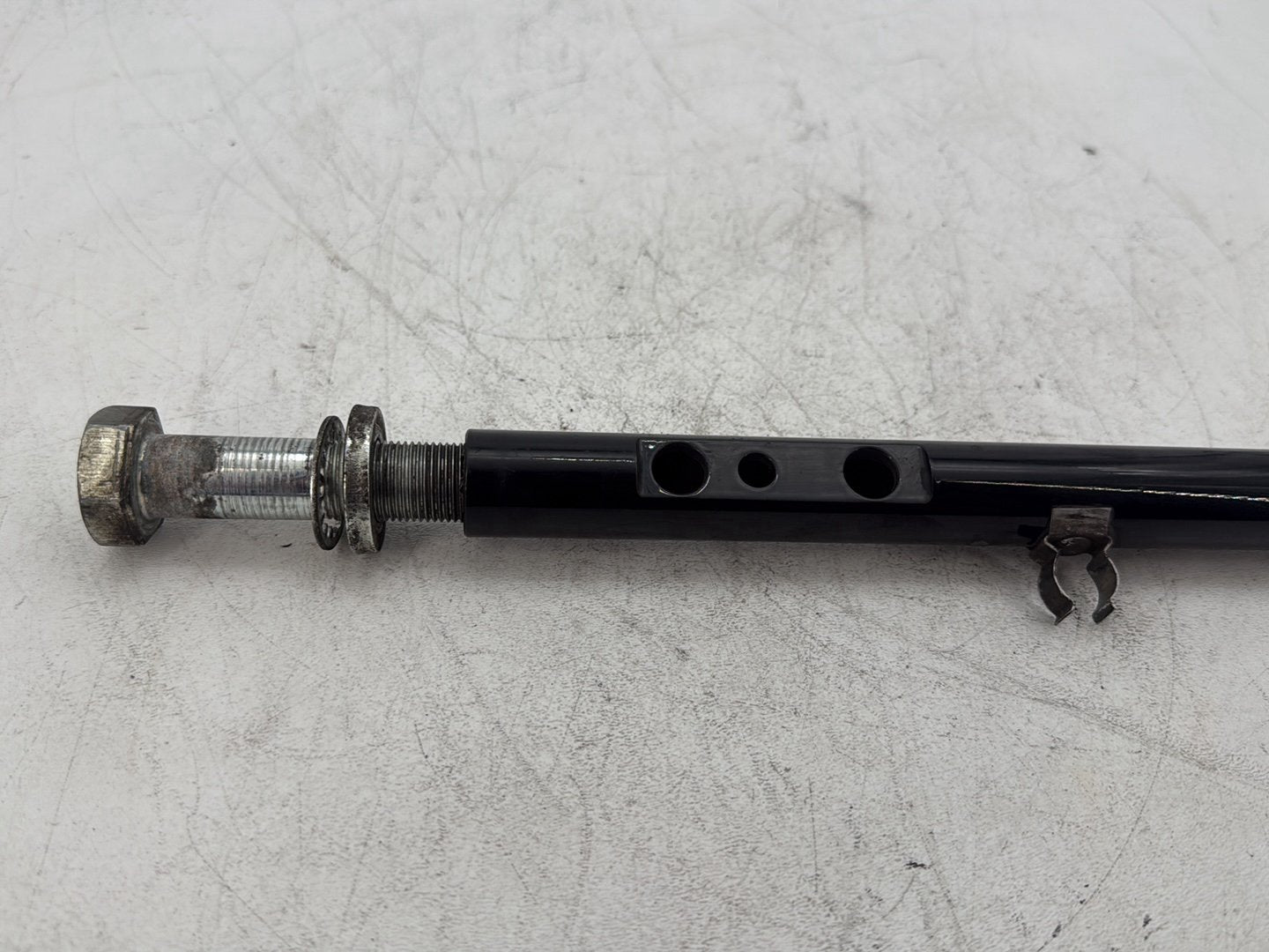 1997 Harley Softail Fat Boy FLSTF OEM Rear Fork Swingarm Pivot Bolt Shaft