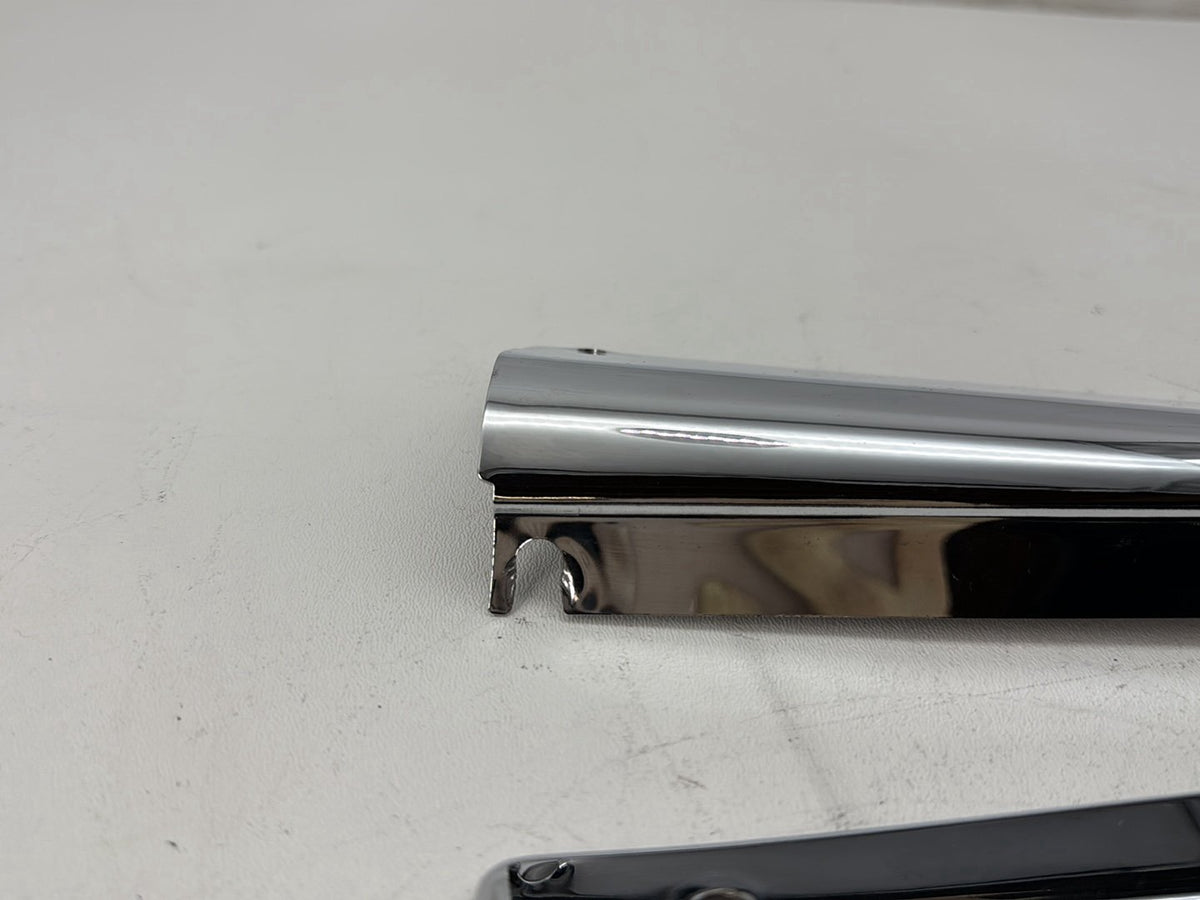 1991 Harley Heritage Softail Classic FLSTC OEM Front Left Right Fork Tube Slider Guard Covers