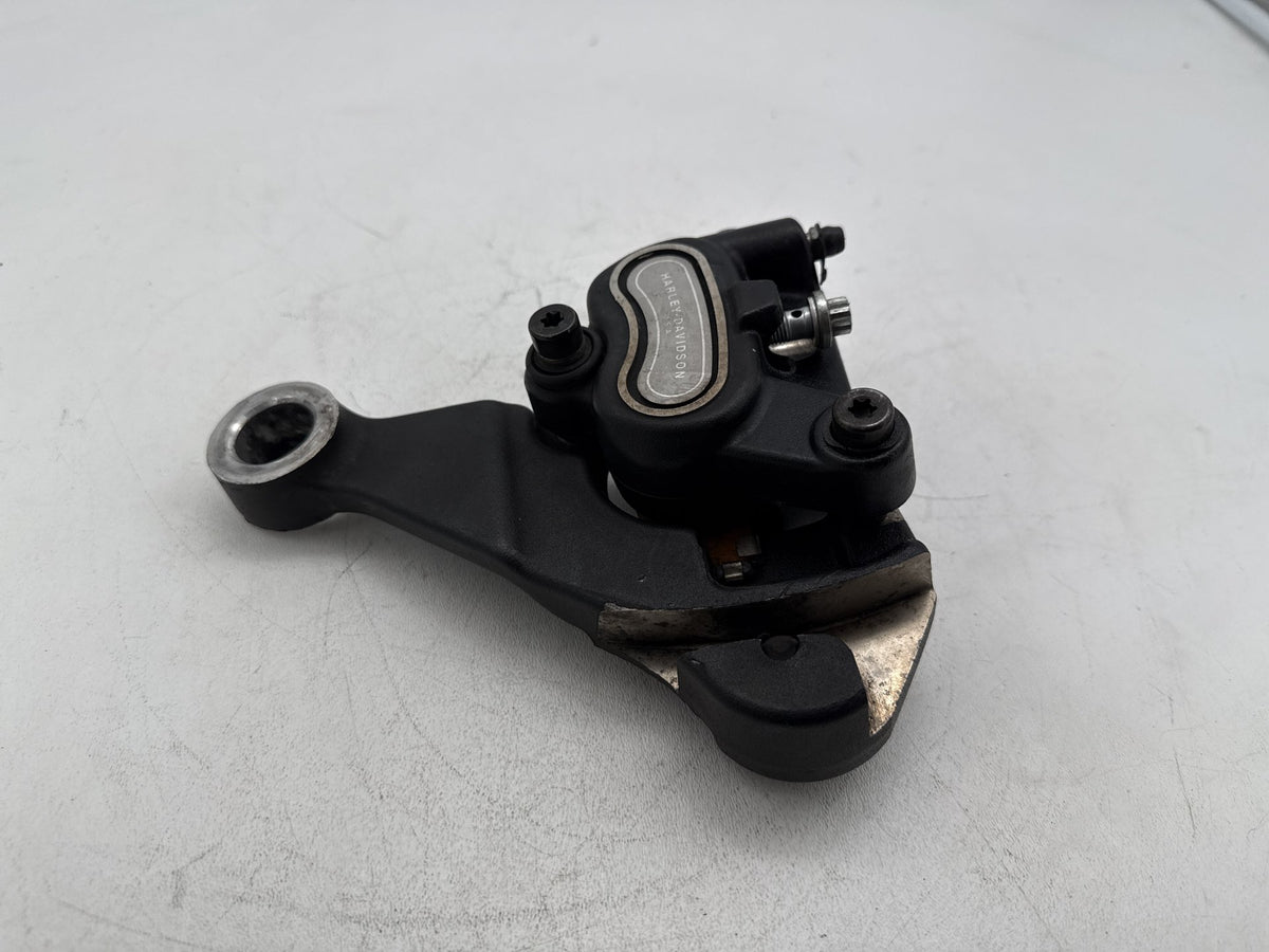 2008 Harley Softail Custom FXSTC OEM Rear Back Brake Caliper w/ Bracket
