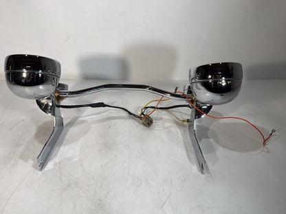 1984 - 1998 Harley-Davidson Touring Electra Glide Classic Front Turn Signal Indicators Aux Light Bar