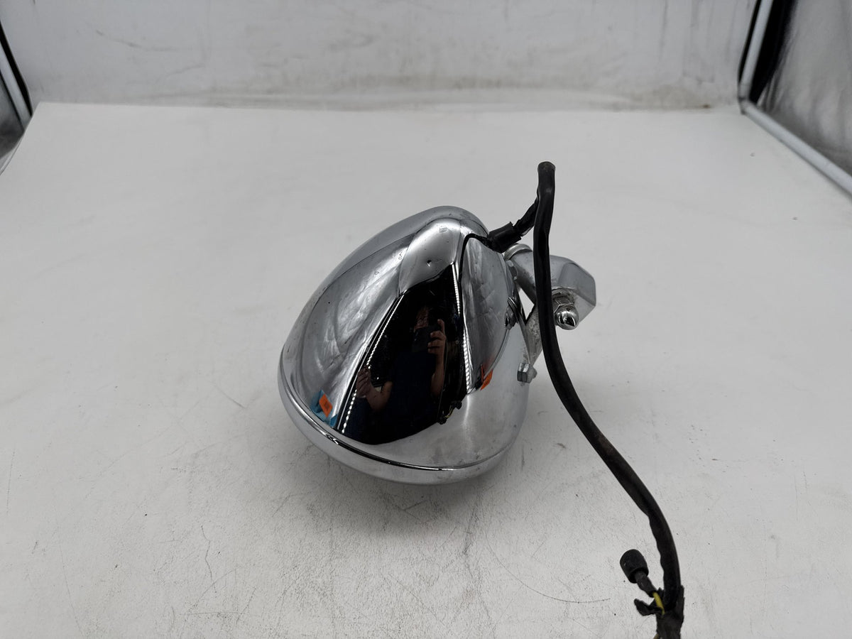 08 Harley Softail Custom FXSTC OEM Headlight Headlamp Head Lamp Light LED DENTED