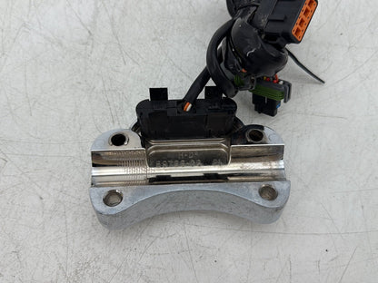 2008 Harley Dyna FXDL Low Rider Anniversary OEM Front Handlebar Riser Top Clamp Chrome