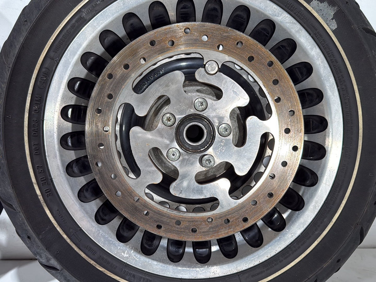 2010 Harley Electra Glide Touring Ultra FLHTCU OEM Front & Rear Wheel Rim Tire16" 17"