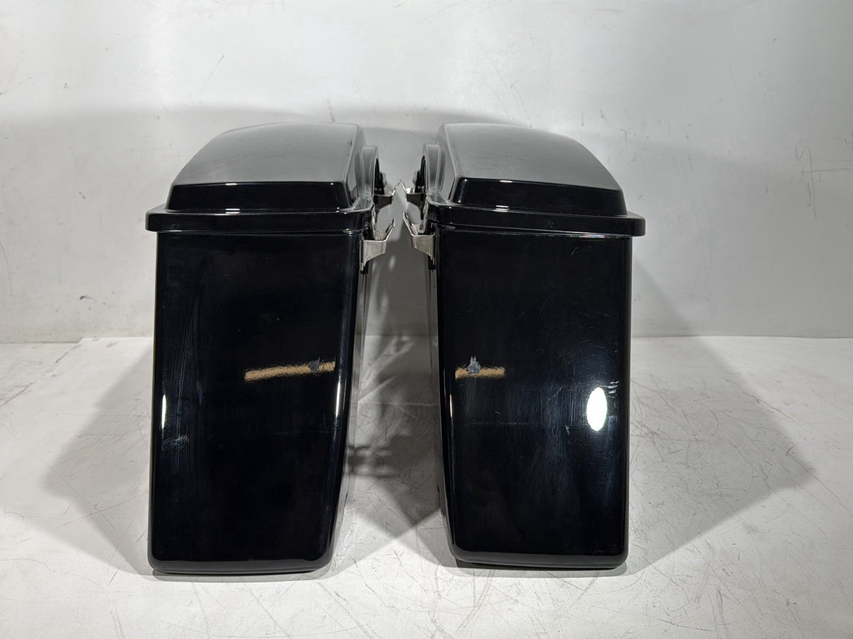 2007 Harley Touring FLHTP Electra Glide Police OEM Left Right Saddlebags Luggage NOKey
