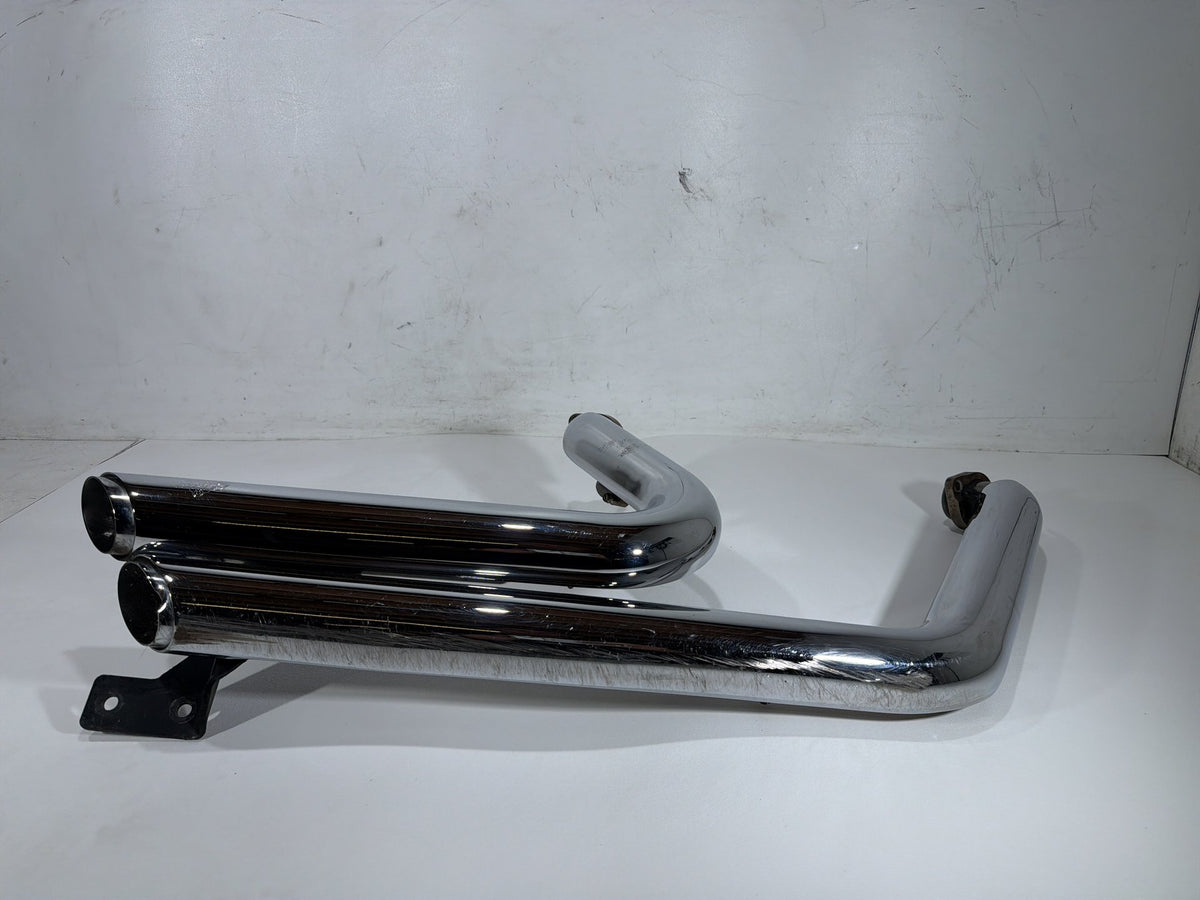 2008 Harley Softail Custom FXSTC OEM Exhaust Header Pipes Vance & Hines