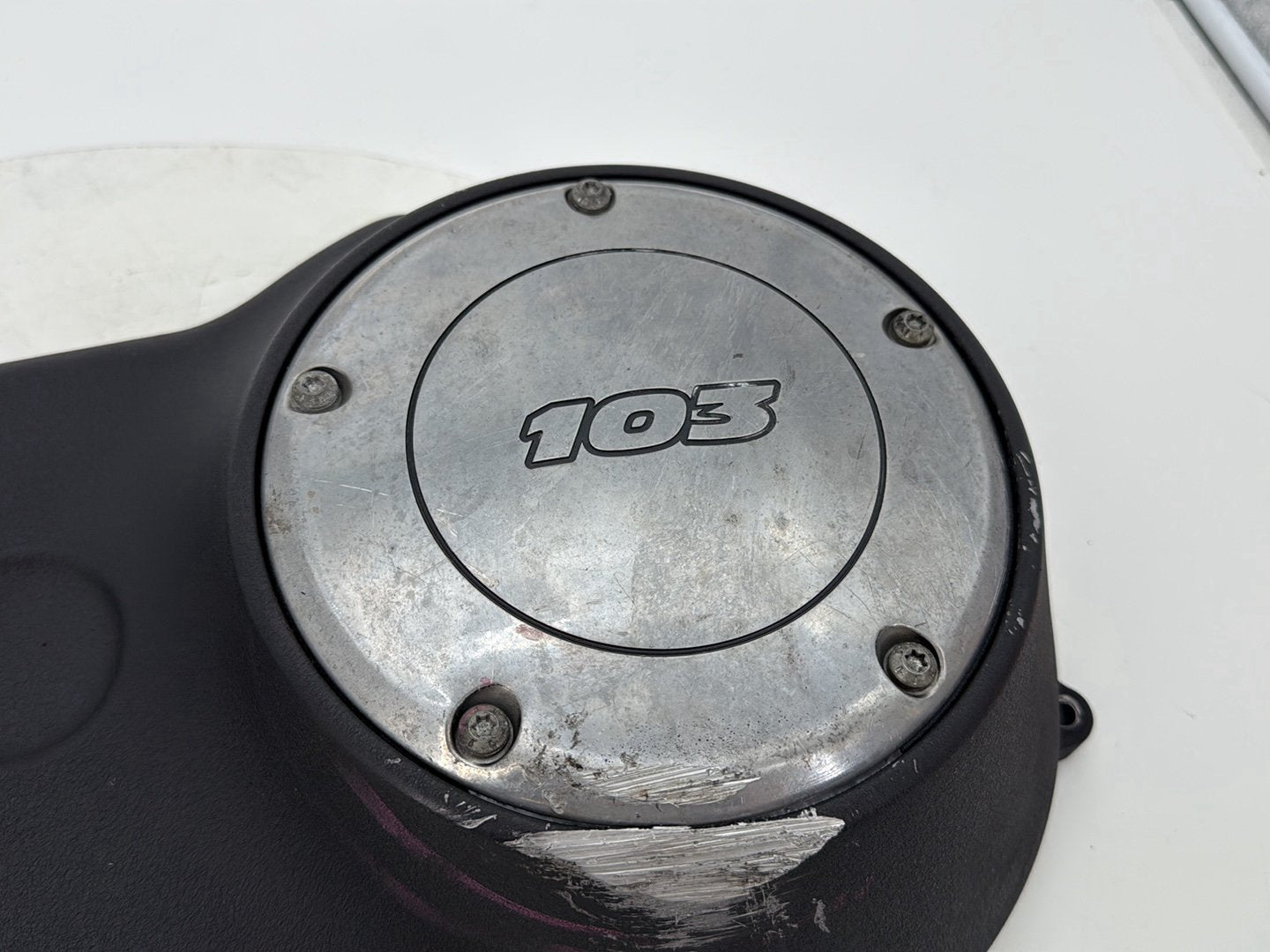 2012 Harley Dyna Fat Bob FXDF 103 OEM Outer Primary Clutch Cover
