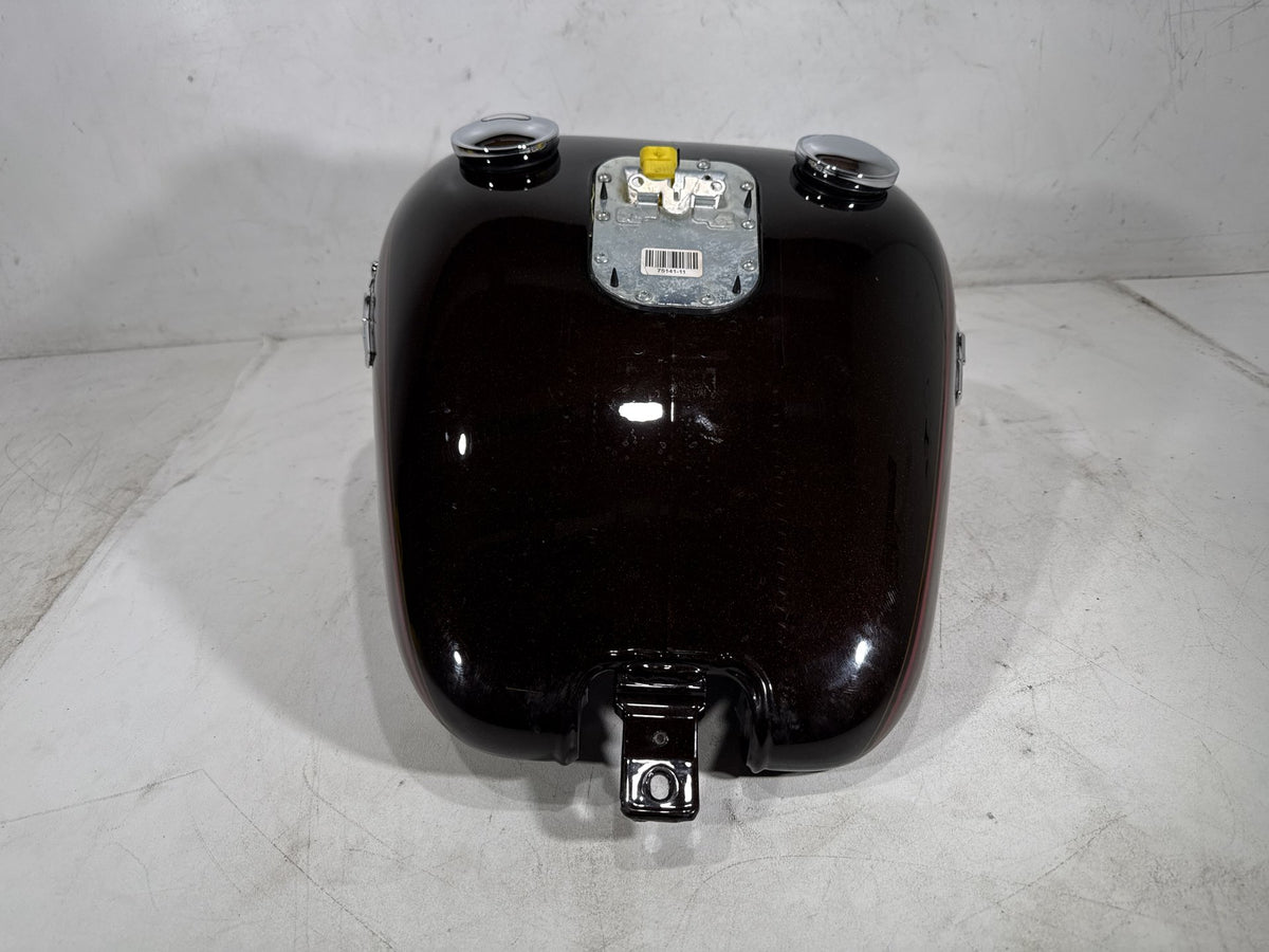 2011 Harley Softail Deluxe OEM Fuel Gas Tank Gasoline Reservoir w/ Pump Sending