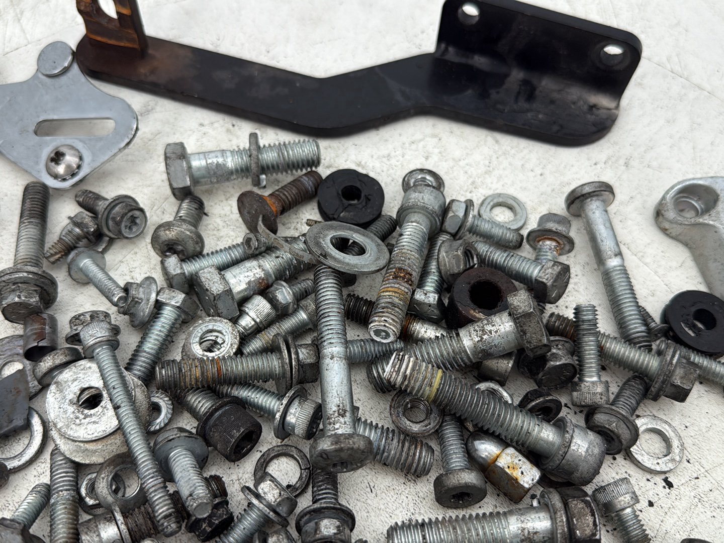 2016 Harley Road King Touring FLHR OEM Hardware Bolts Nuts & Brackets