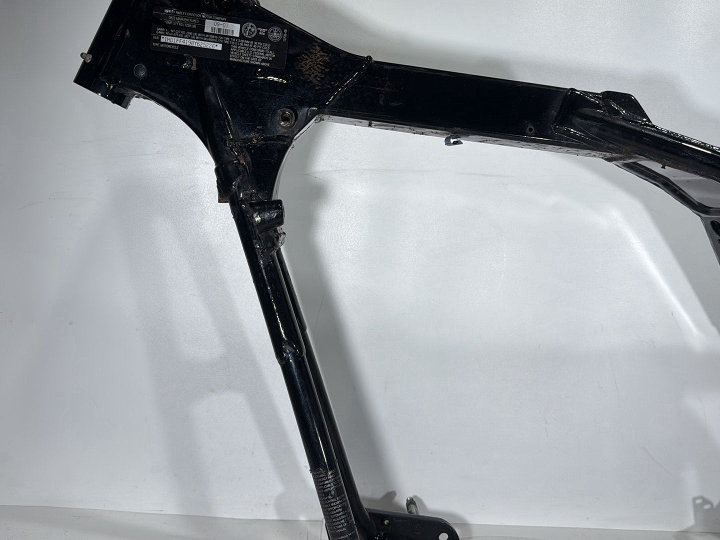 2008 Harley Touring Electra Glide OEM Body Main Frame Chassis SLVG 47900-08BHP