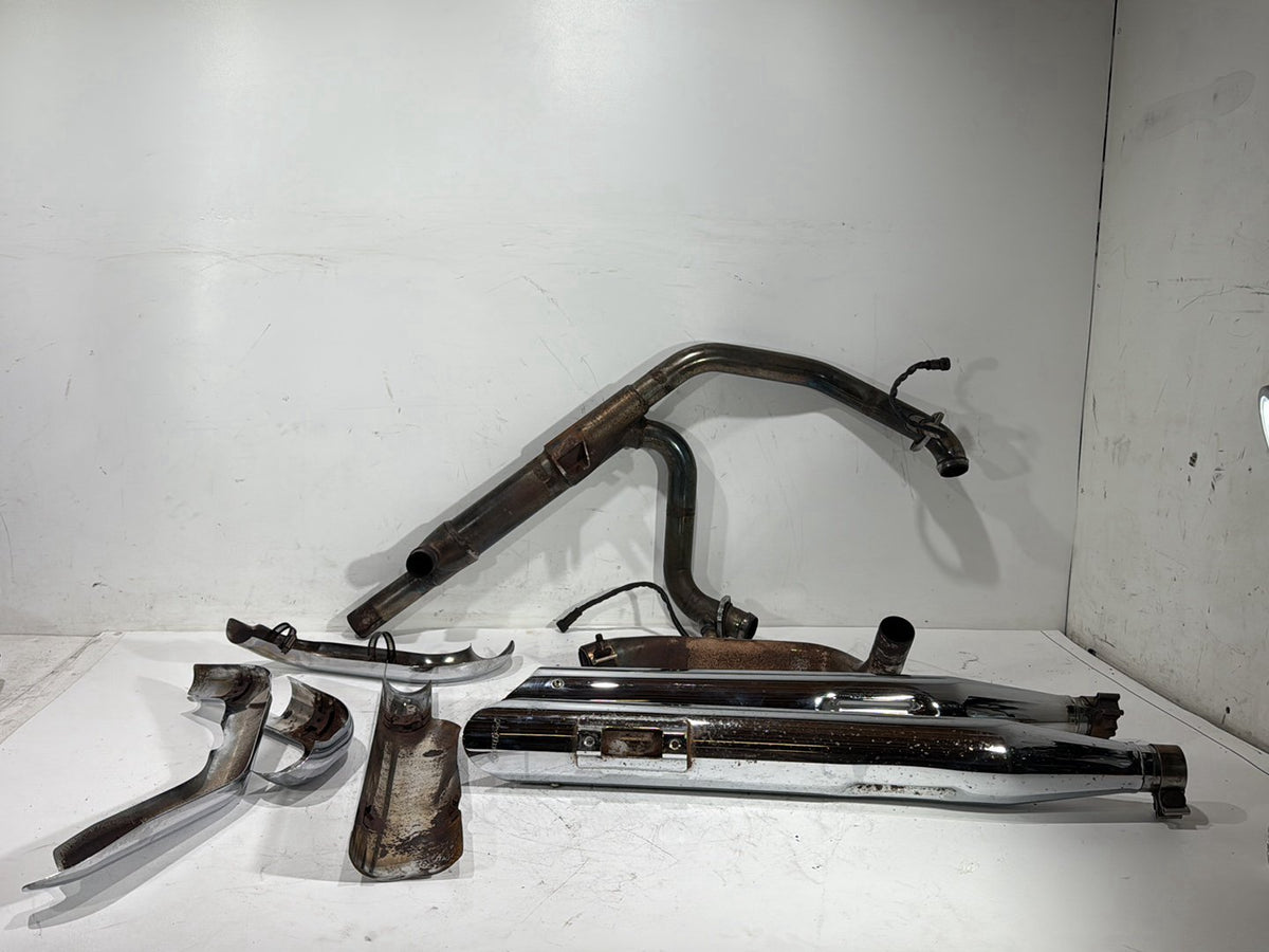 2009 Harley Road King Touring Police OEM Exhaust Header Pipes Muffler
