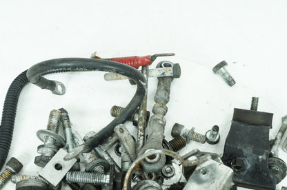 1984 - 1998 Harley-Davidson Touring Electra Glide Ultra Hardware Bolts Nuts & Brackets w/ Battery Cables