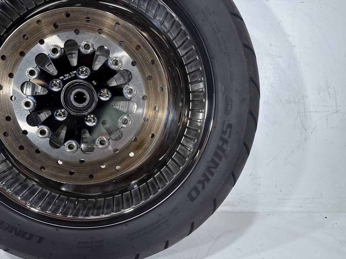 2003 Harley Softail Deuce FXSTDI OEM Rear Wheel Rim Tire 160/70B17 17"