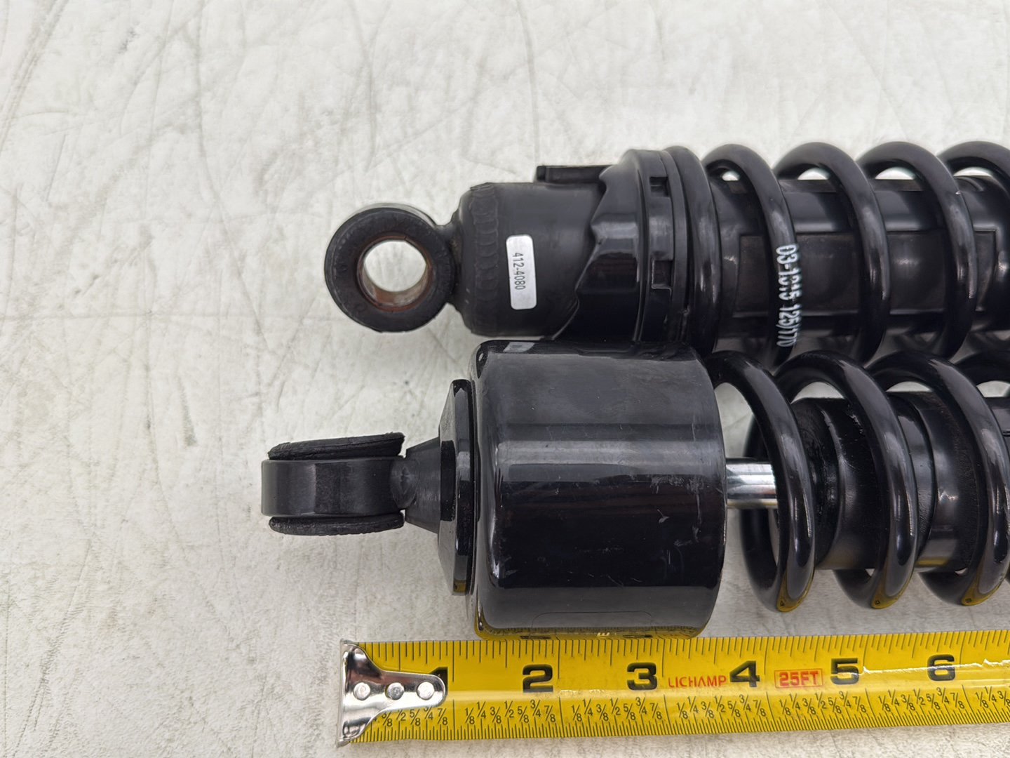 2007 Harley Touring FLHTC Electra Glide Classic OEM Rear Left Right Shock Absorbers
