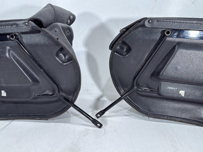 2007 Harley Softail Heritage Classic FLSTC OEM Rear Left Right Saddlebags Luggage Leather