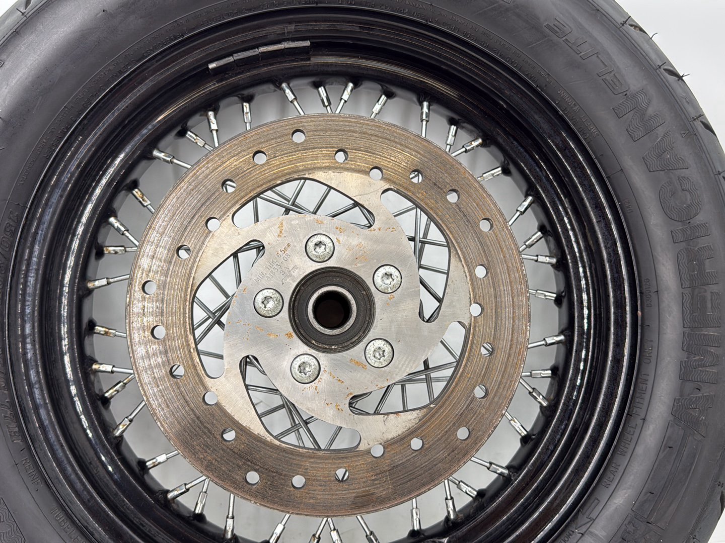 2013 Harley Forty-Eight Sportster 1200X OEM Rear Wheel Rim Tire Spoked