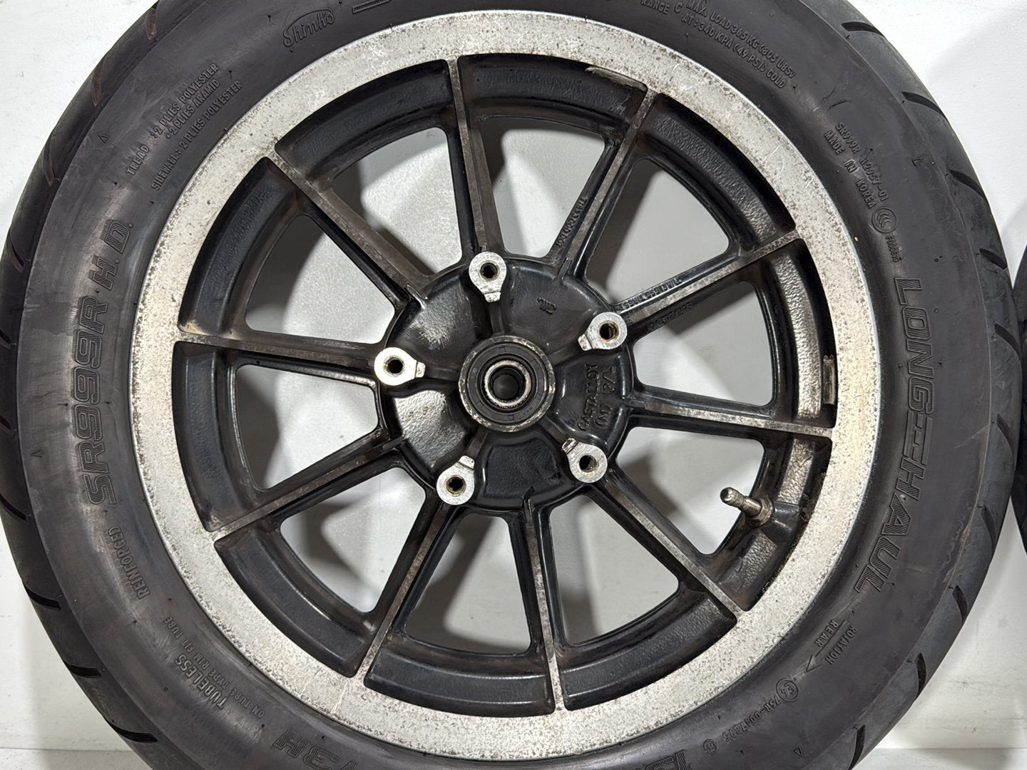 1995 Harley Road King Touring FLHR OEM Front & Rear Wheel Rim Tire