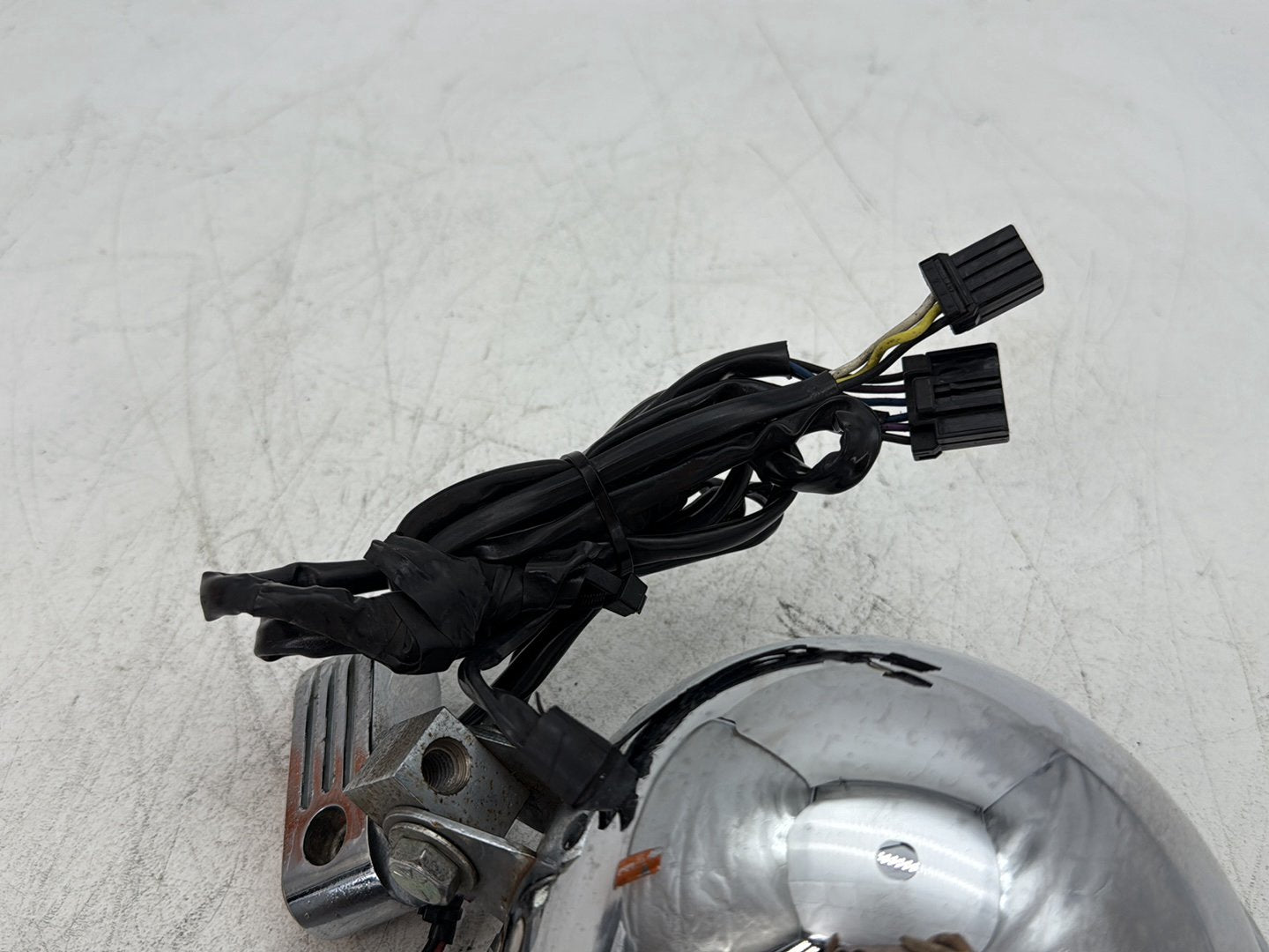 1998 Harley Softail Custom FXSTC OEM Headlight Headlamp Head Lamp Light LED