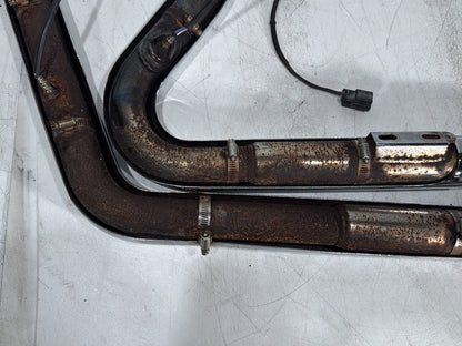 2015 Harley Dyna Low Rider FXDL OEM Exhaust Header Pipes Vance & Hines