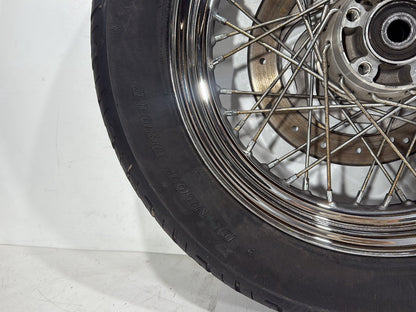 2006 Harley Softail FLSTCI Heritage Classic OEM Front Rear Wheel Rim Tire Spoked