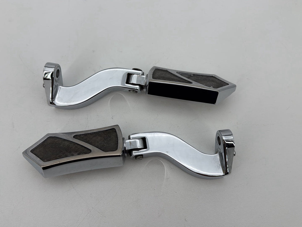 2013 Harley Street Glide Touring FLHX Passenger Left & Right Foot Pegs Bad Dad