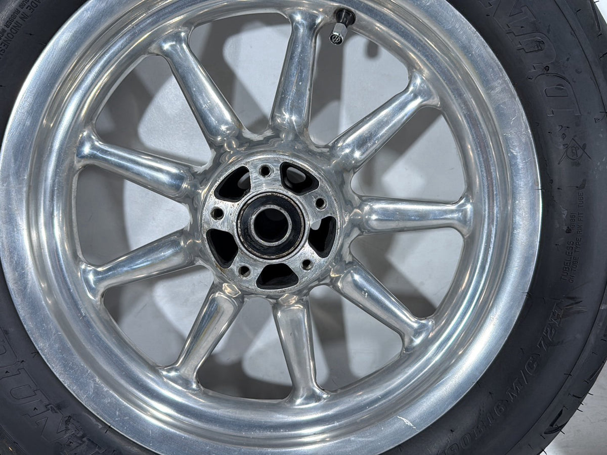 2006 Harley Electra Glide Touring Ultra OEM Front & Rear Wheel Rim Tire 16"