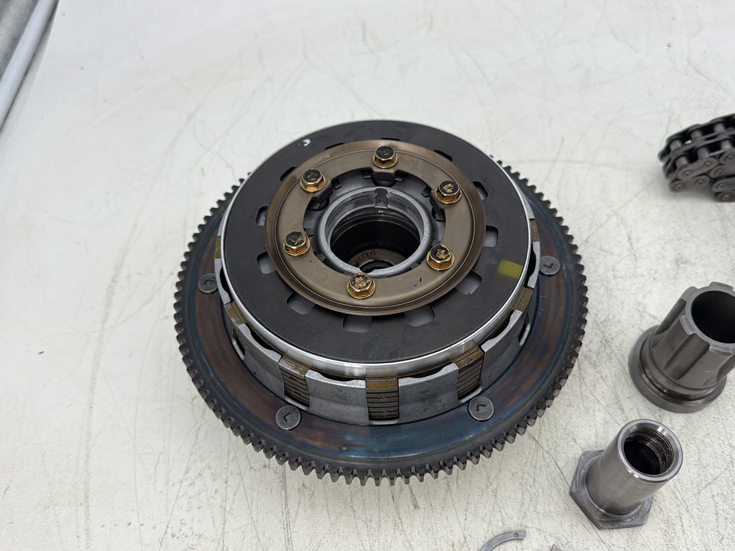 2004 Harley Dyna Super Glide FXDI OEM Clutch Basket Chain Tensioner Kit