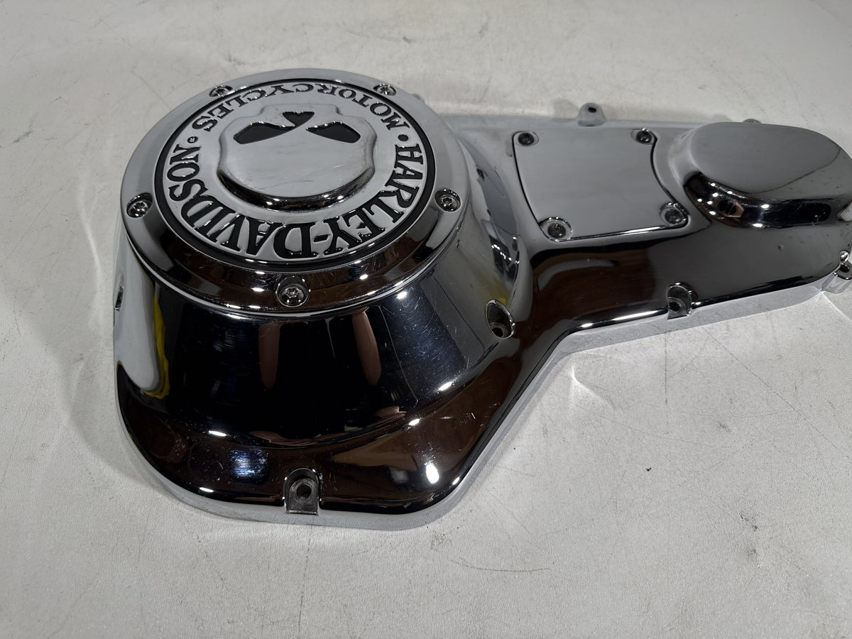 2001 Harley Electra Glide Touring Classic OEM Outer Primary Clutch Cover SKULL
