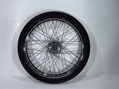 2000 Harley Dyna FXDWG Wide Glide OEM Front Wheel Rim Tire Spoked