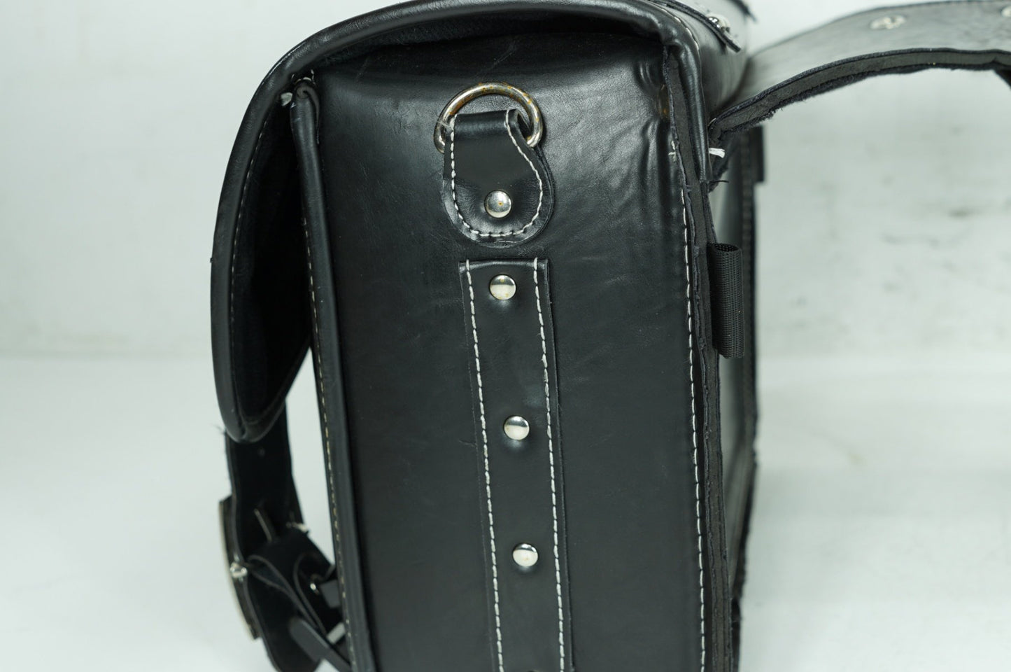 2012 - 2026 Harley-Davidson Sportster Iron 883 Rear Left Right Saddlebags Luggage Leather QINGROCK