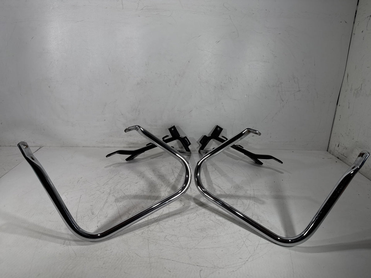 2012 Harley Electra Touring Ultra OEM Rear Left Right Saddlebag Guard Rails Bar