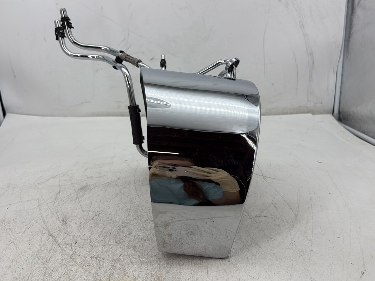 2013 Harley Heritage Softail Classic FLSTC OEM Oil Tank Reservoir Bottle Canister & Dipstick