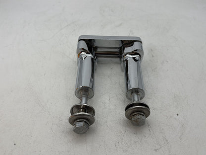 2006 Harley Dyna FXDWGI Wide Glide OEM Front Handlebar Riser Top Clamp Chrome