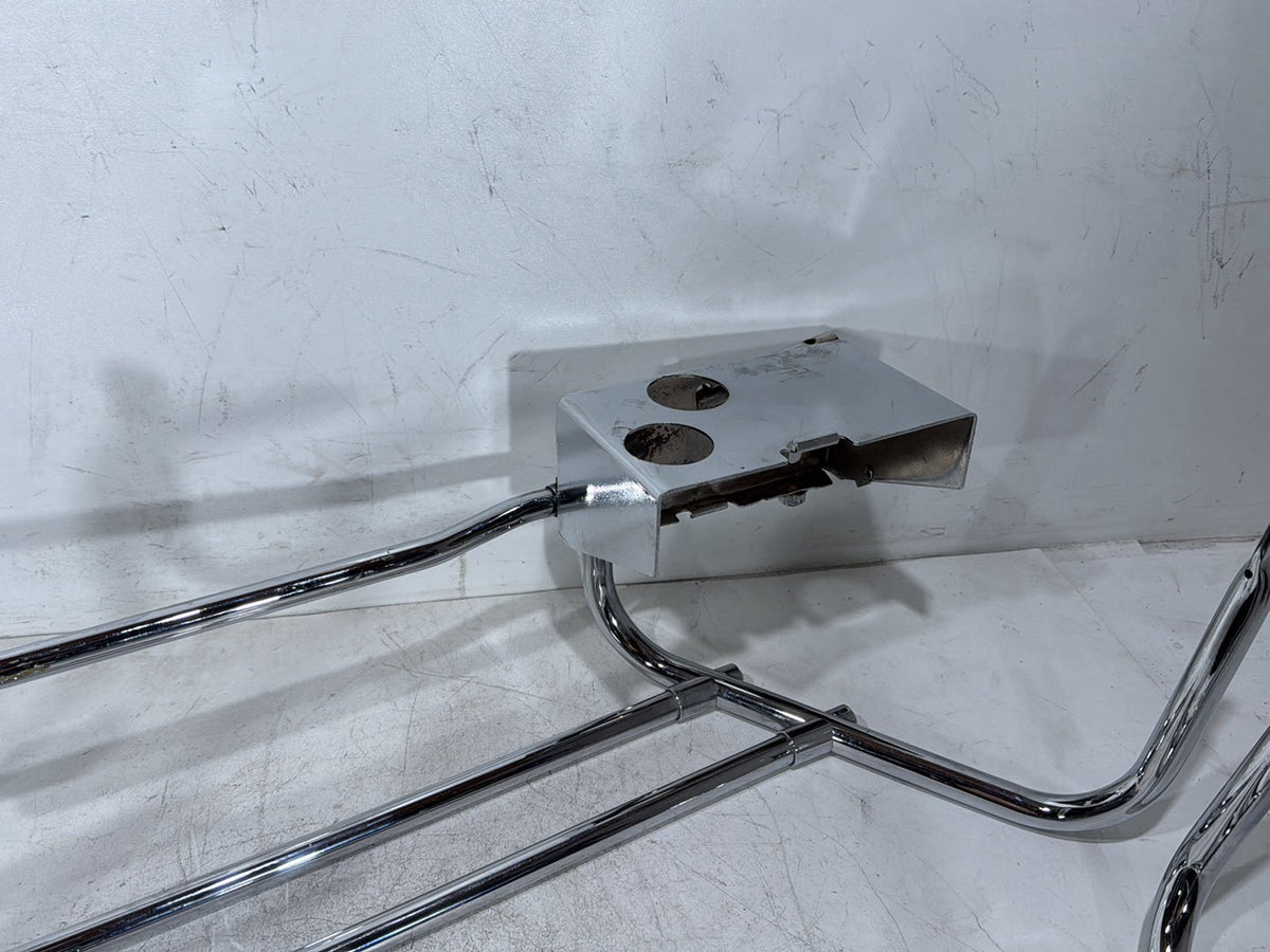 1990 Harley Electra Glide Touring OEM Rear Left Right Saddlebag Guard Rails Bar