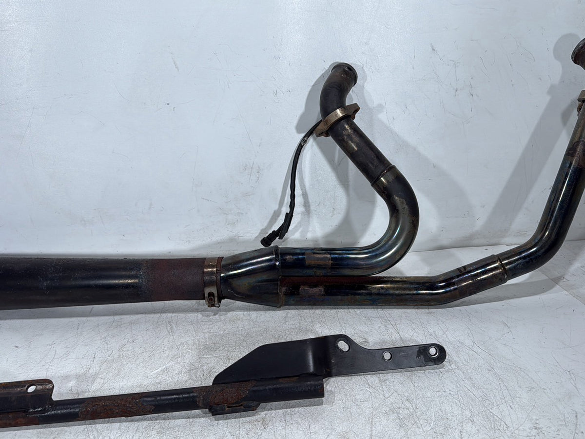 2007 Harley Dyna Street Bob FXDB Exhaust Header Pipe Muffler 2 into 1 BASSANI