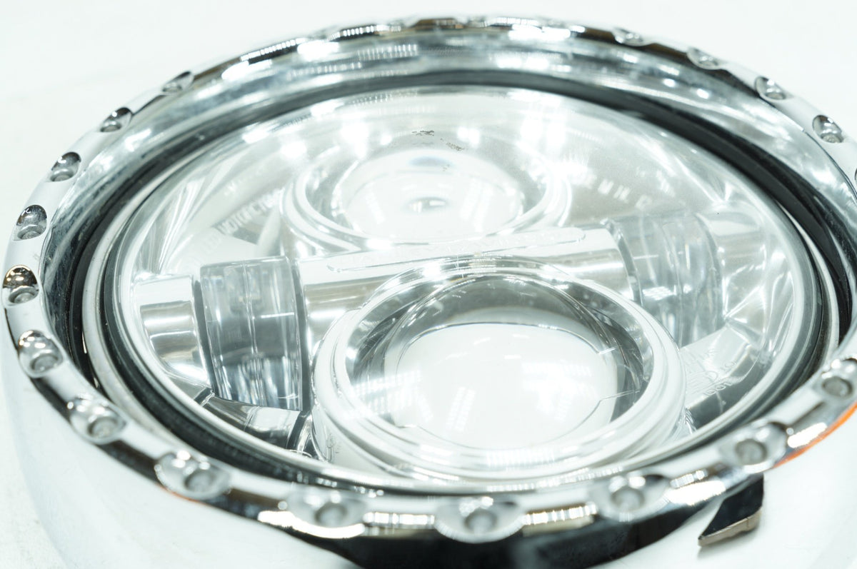 14 Harley Touring Electra Glide Ultra OEM Headlight Headlamp Head Lamp Light LED