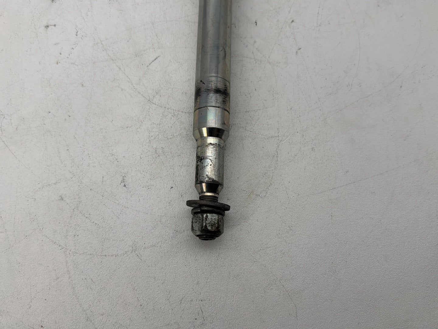 2007 Harley Touring FLHTP Electra Glide Police OEM Front Wheel Axle Bolt Shaft