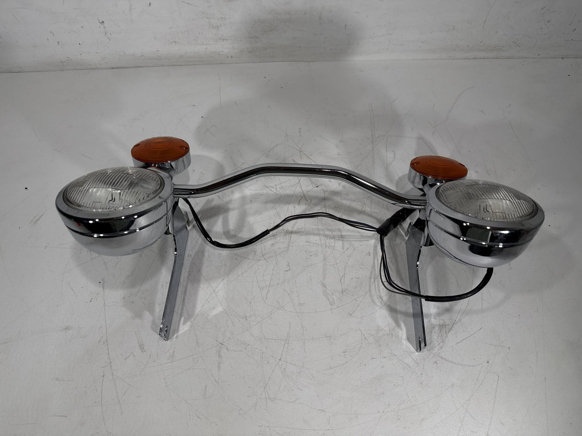 96 Harley Electra Glide Touring Ultra Front Turn Signal Indicators Aux Light Bar