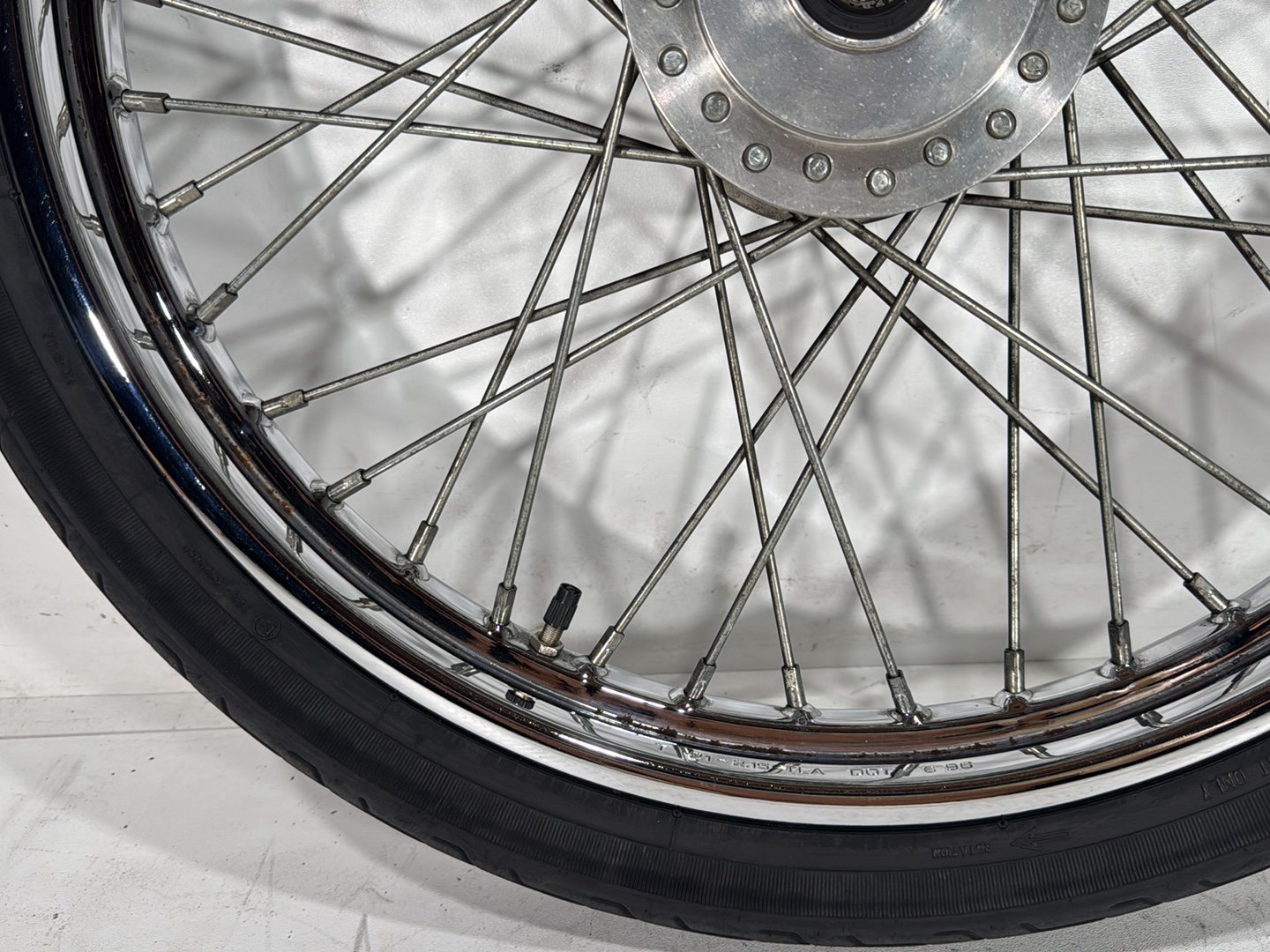 1997 Harley Sportster 1200 Custom XL1200C OEM Front Wheel Rim Tire Spoked