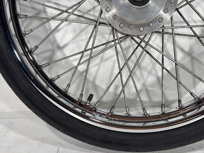 1997 Harley Sportster 1200 Custom XL1200C OEM Front Wheel Rim Tire Spoked