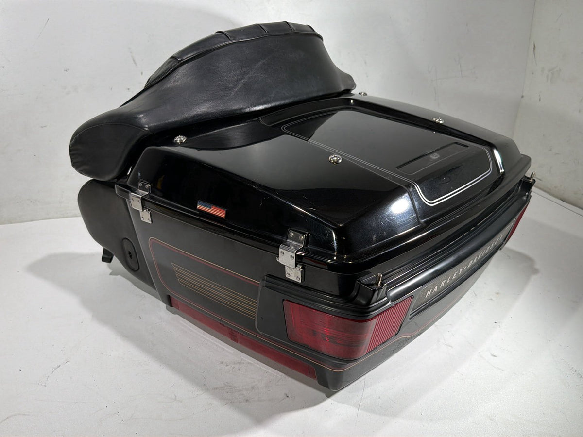 2000 Harley Electra Glide Touring Ultra OEM Pass Backrest Tour Pak Luggage NOKey
