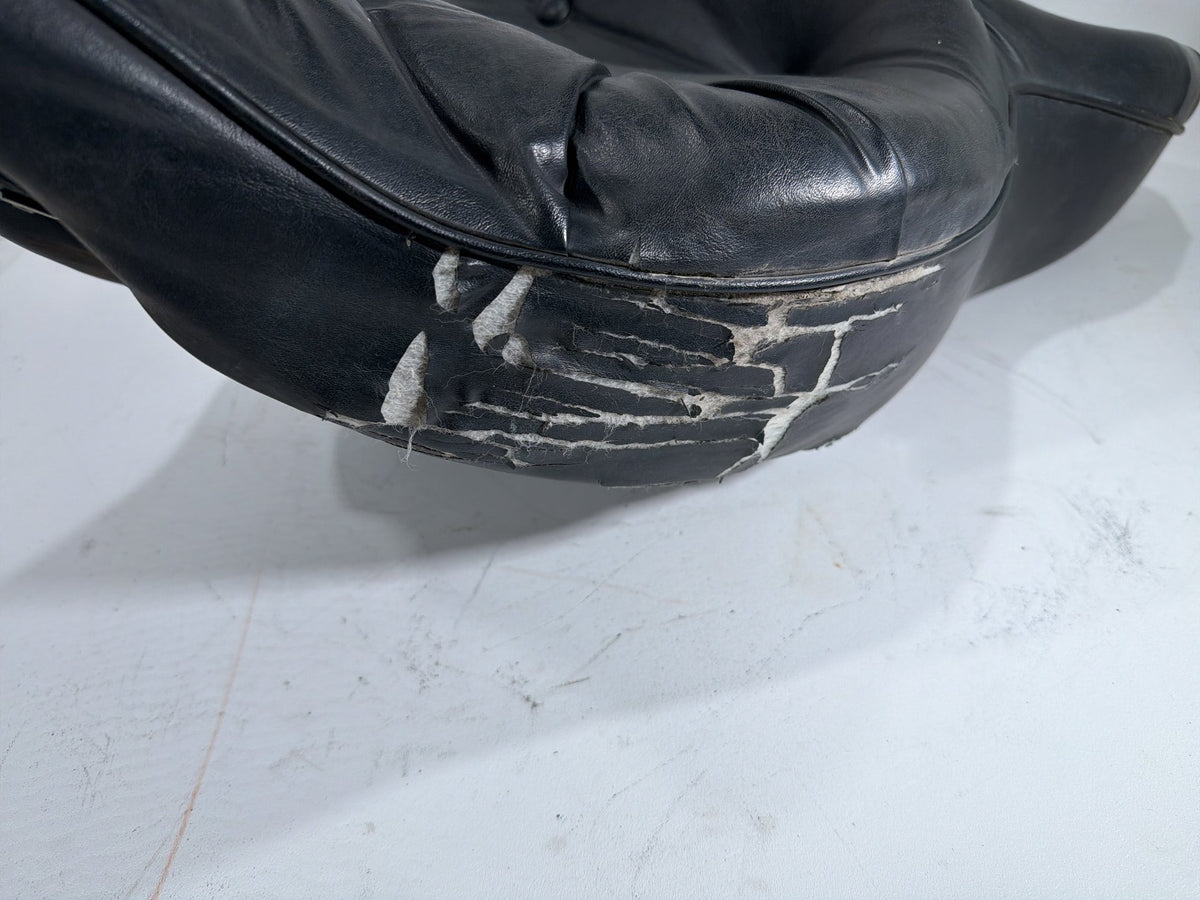 91 Harley Electra Glide Touring Classic Passenger Rider Driver Seat Saddle TORN