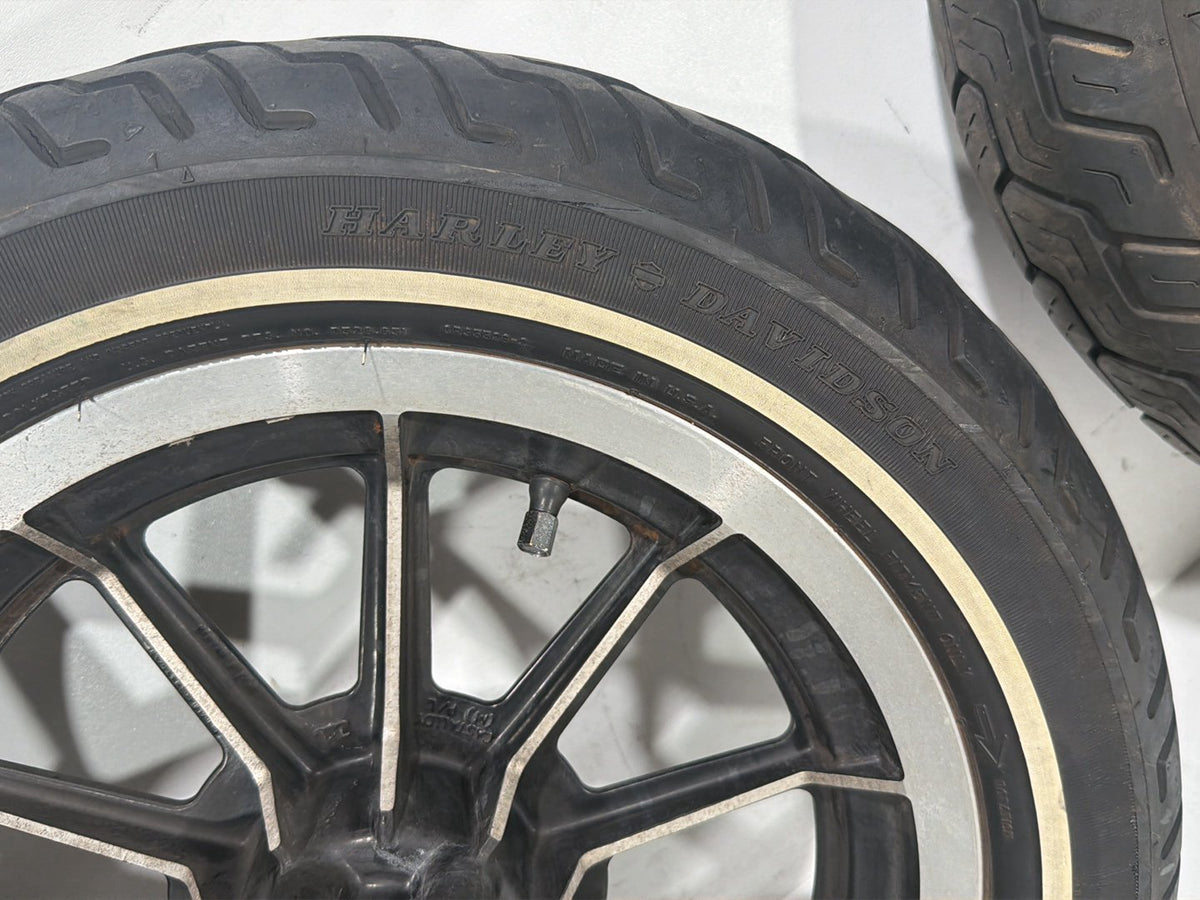 1997 Harley Road King Touring Front & Rear Wheel Rim Tire 130/90-16 MT90B16 16"