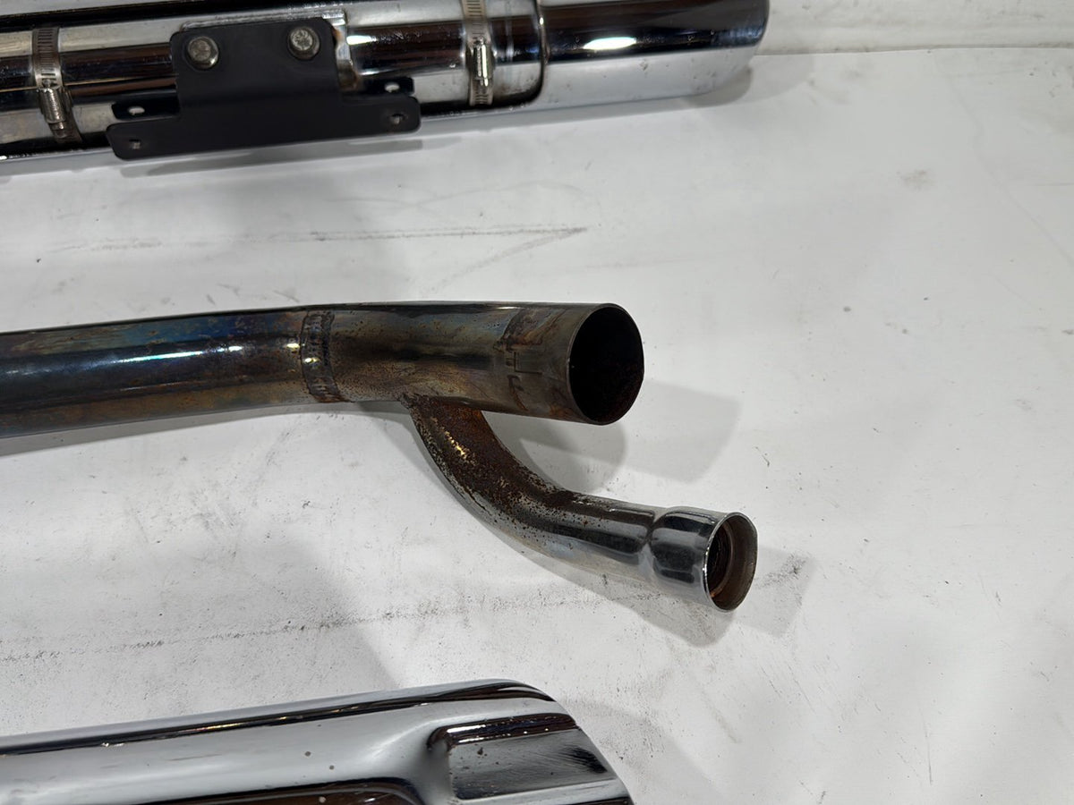 2007 Harley Softail Standard FXST OEM Exhaust Header Pipes Muffler
