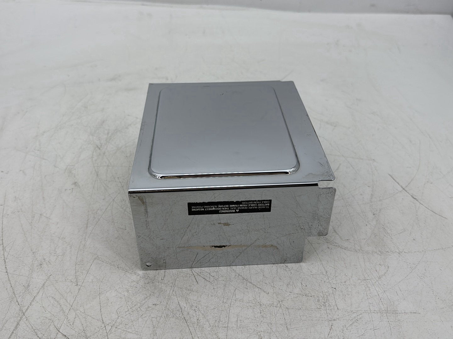 2005 Harley Dyna FXDWG Wide Glide OEM Lower Battery Tray Stay Box Cover Panel