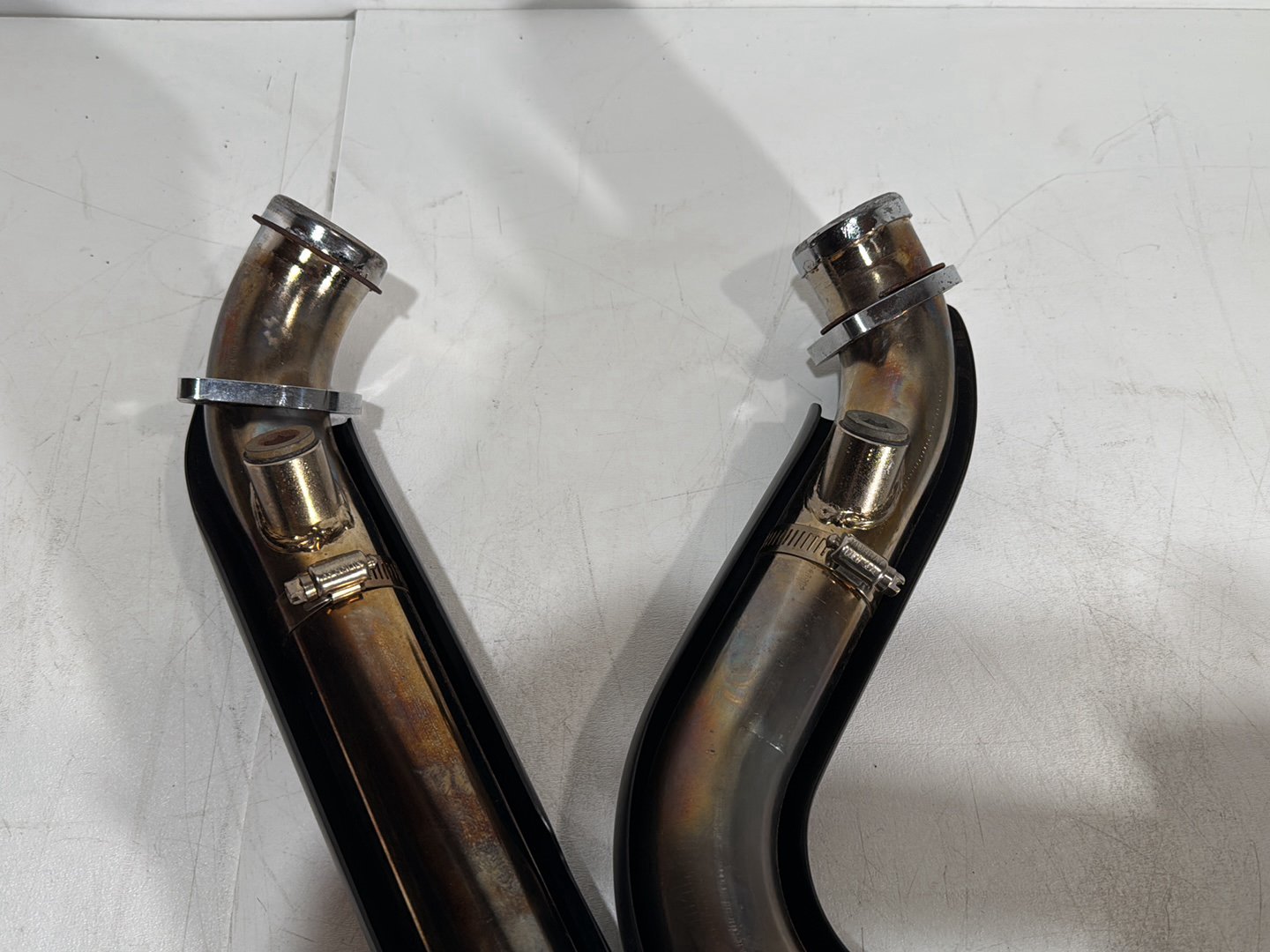 1986 - 1998 Harley-Davidson Softail Heritage Classic Exhaust Header Pipes Vance & Hines 65603-95