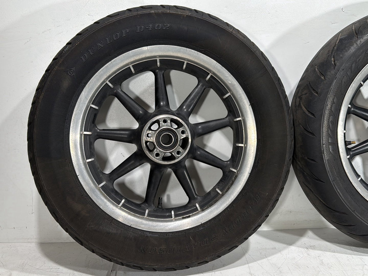 2007 Harley Touring FLHTP Electra Glide Police OEM Front Rear Wheel Rim Tire 16"